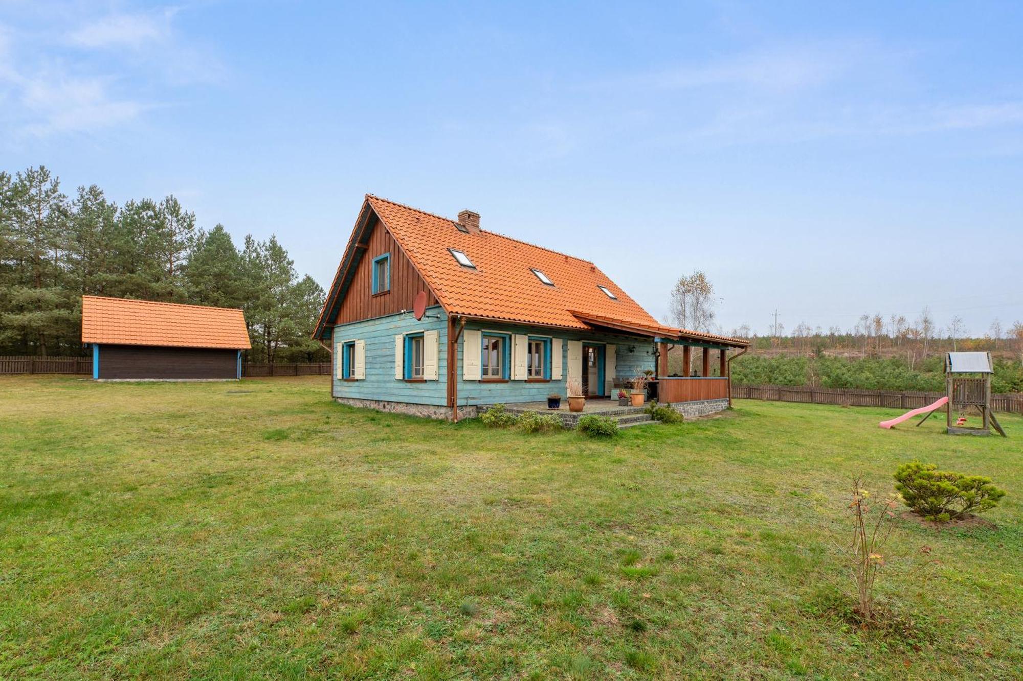 Lesny Dworek Sominy - Dom Z Sauna I Kominkiem エクステリア 写真
